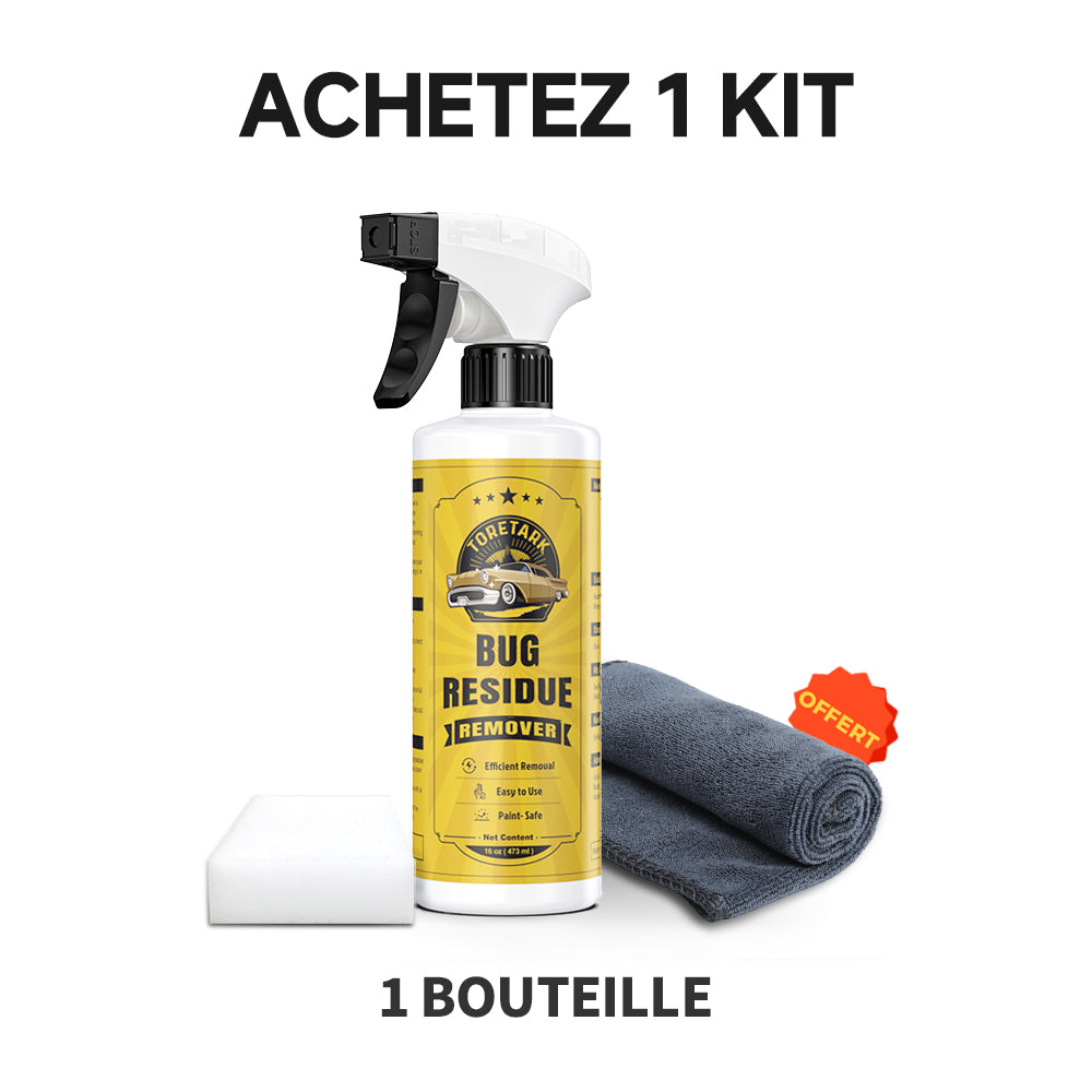 Toretark® Spray anti-résidus d’insectes sans effort