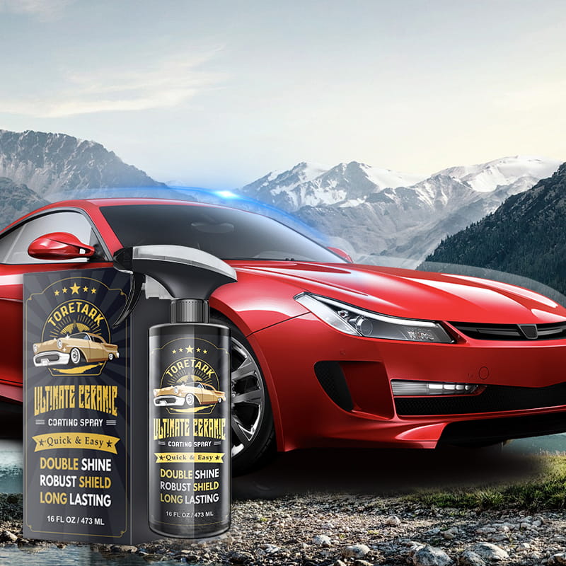 Toretark® Spray de revêtement céramique automobile ultime 473 ml