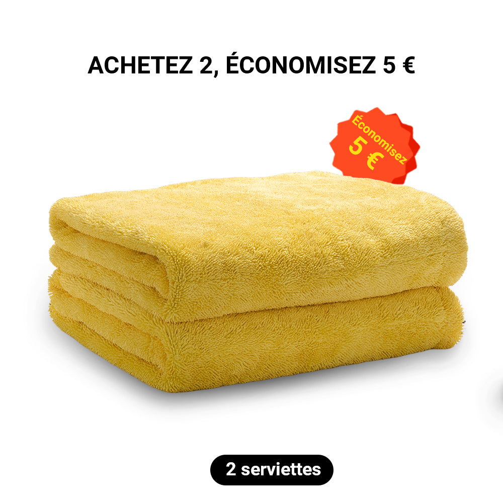 Toretark® Serviette absorbante en microfibre double face