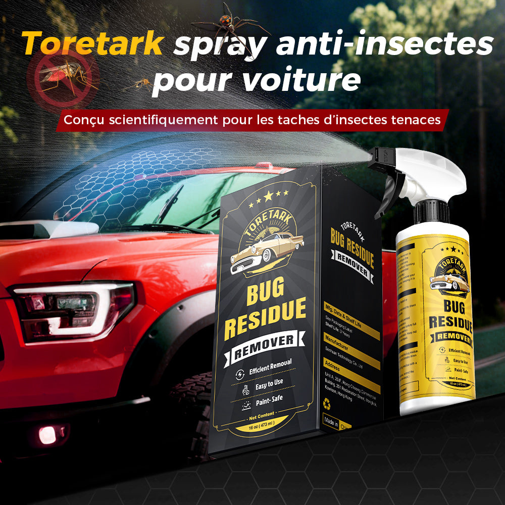 Toretark® Spray anti-résidus d’insectes sans effort