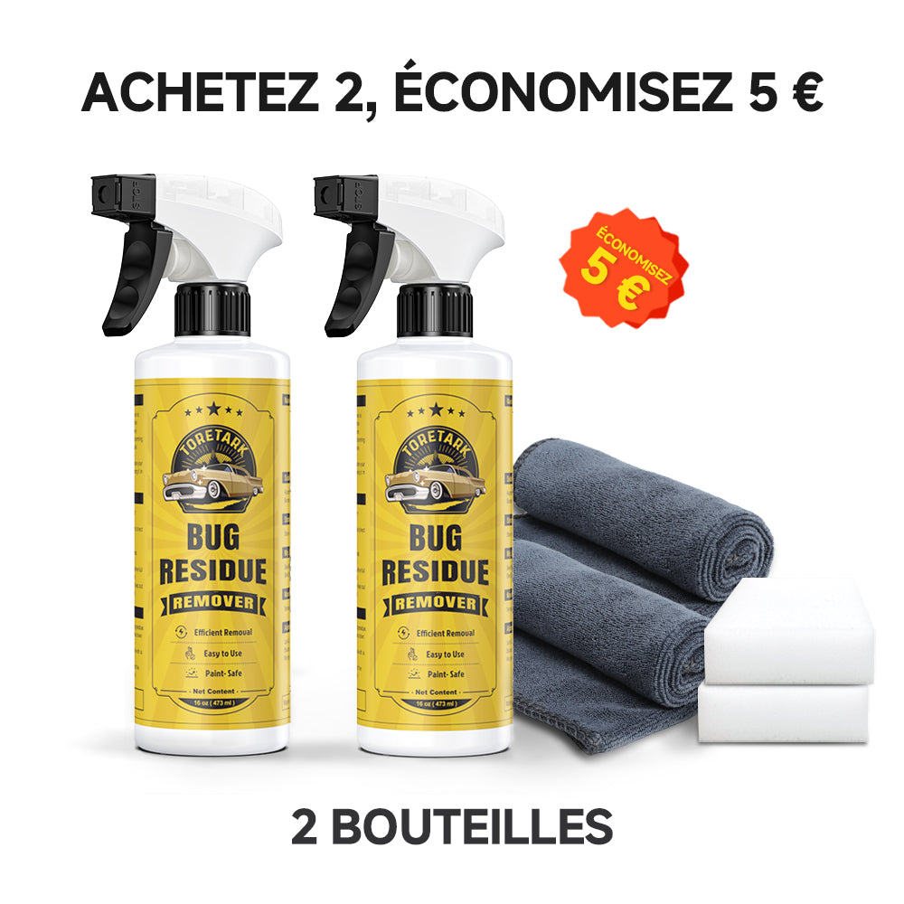 Toretark® Spray anti-résidus d’insectes sans effort