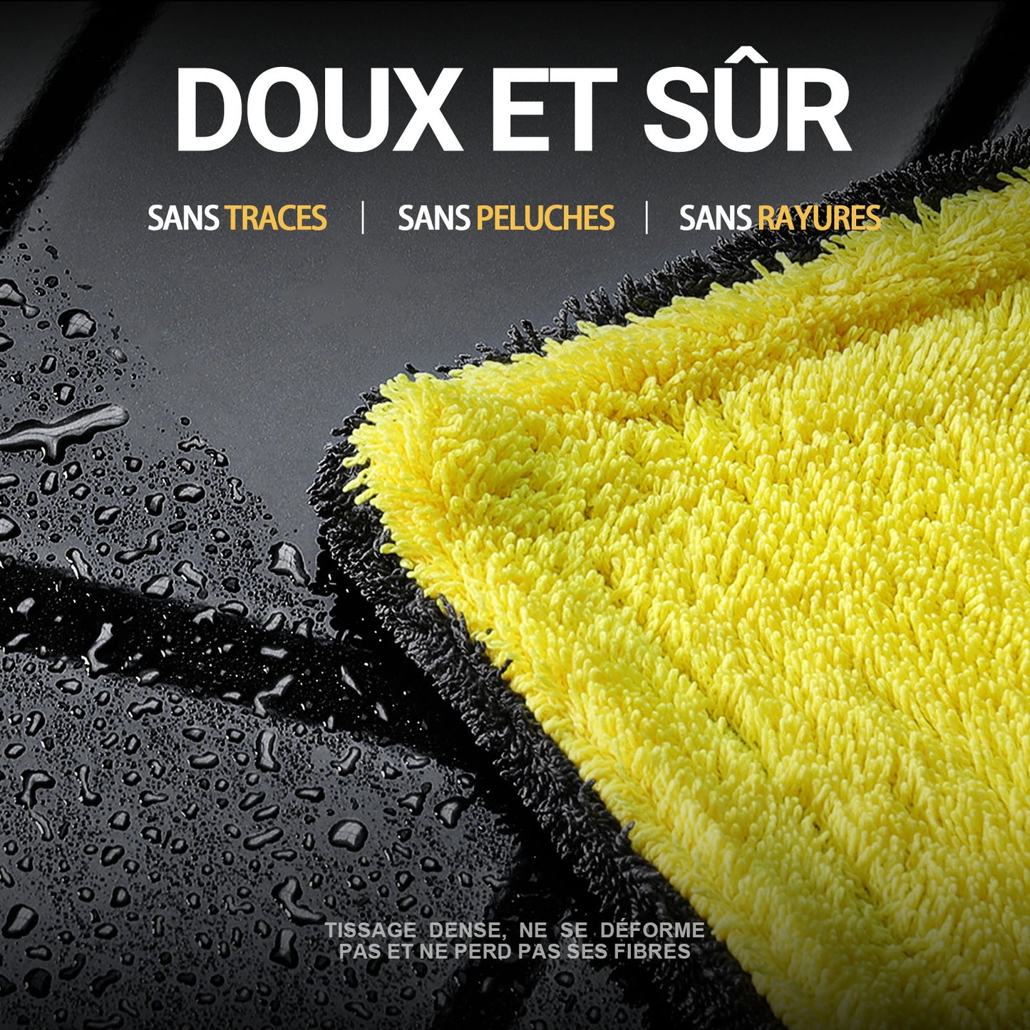 Toretark® Serviette absorbante en microfibre double face