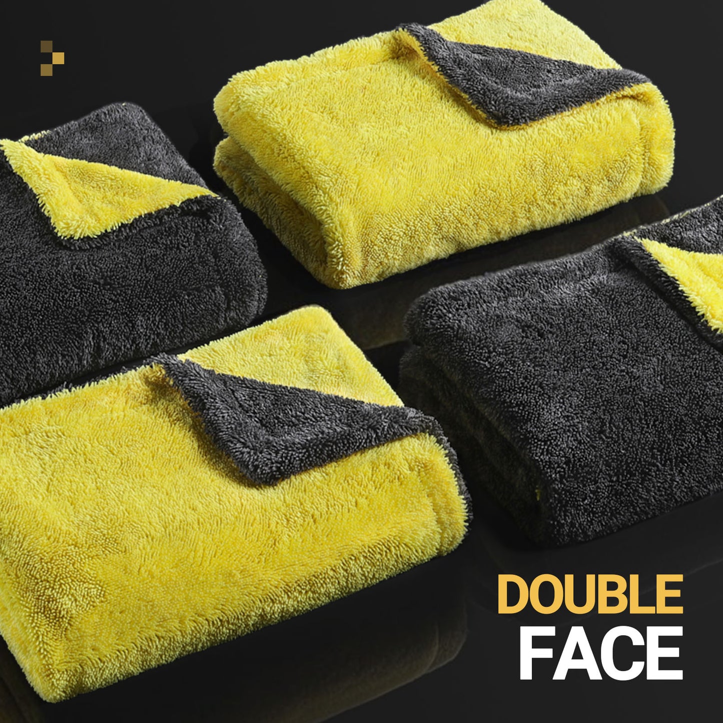 Toretark® Serviette absorbante en microfibre double face