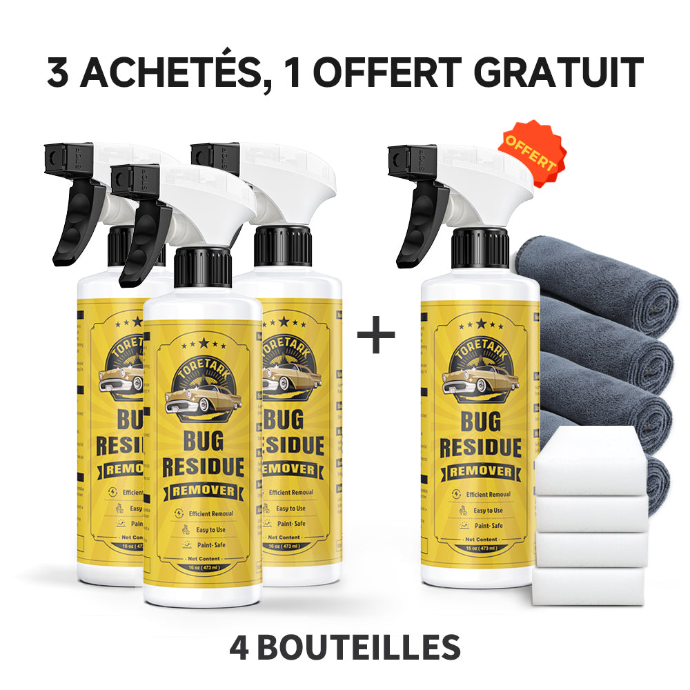 Toretark® Spray anti-résidus d’insectes sans effort