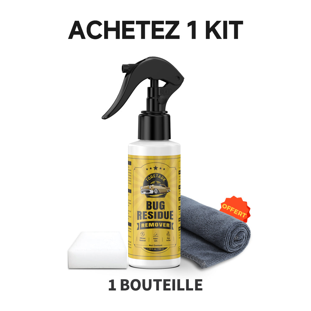 Toretark® Spray anti-résidus d’insectes sans effort