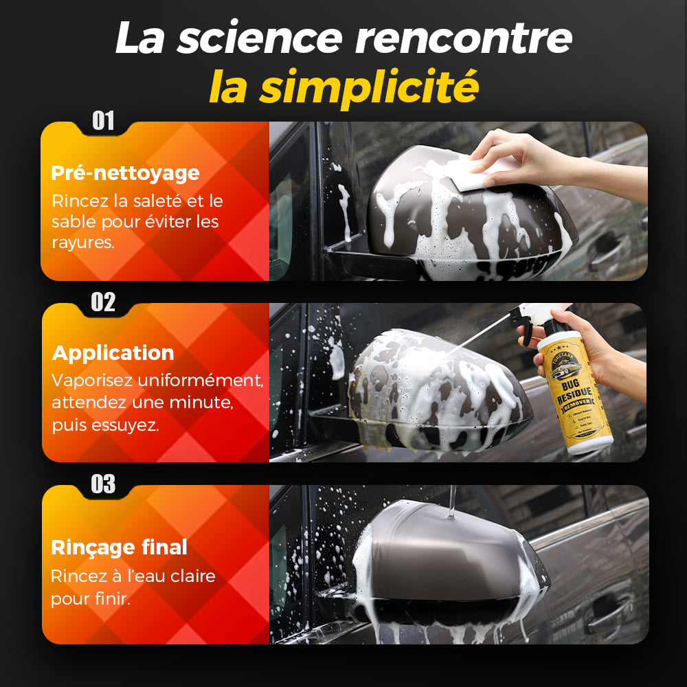 Toretark® Spray anti-résidus d’insectes sans effort