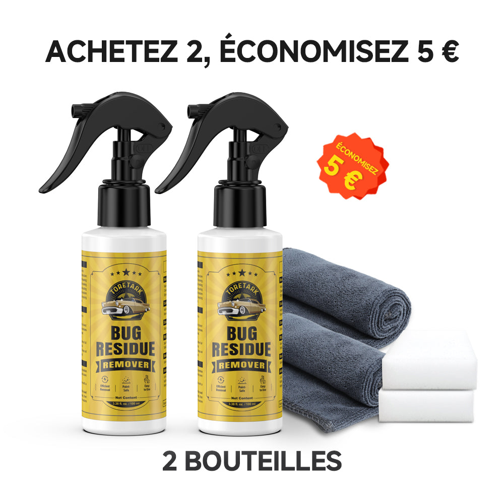 Toretark® Spray anti-résidus d’insectes sans effort