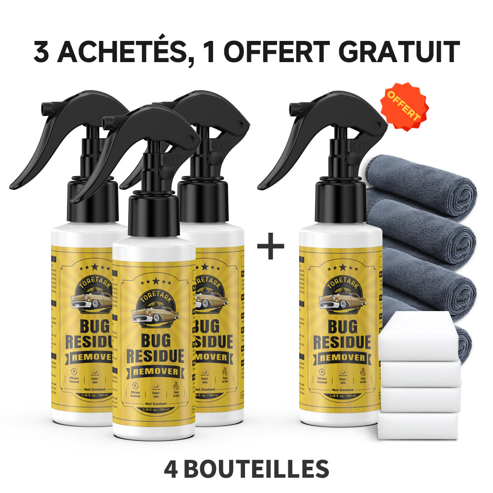 Toretark® Spray anti-résidus d’insectes sans effort