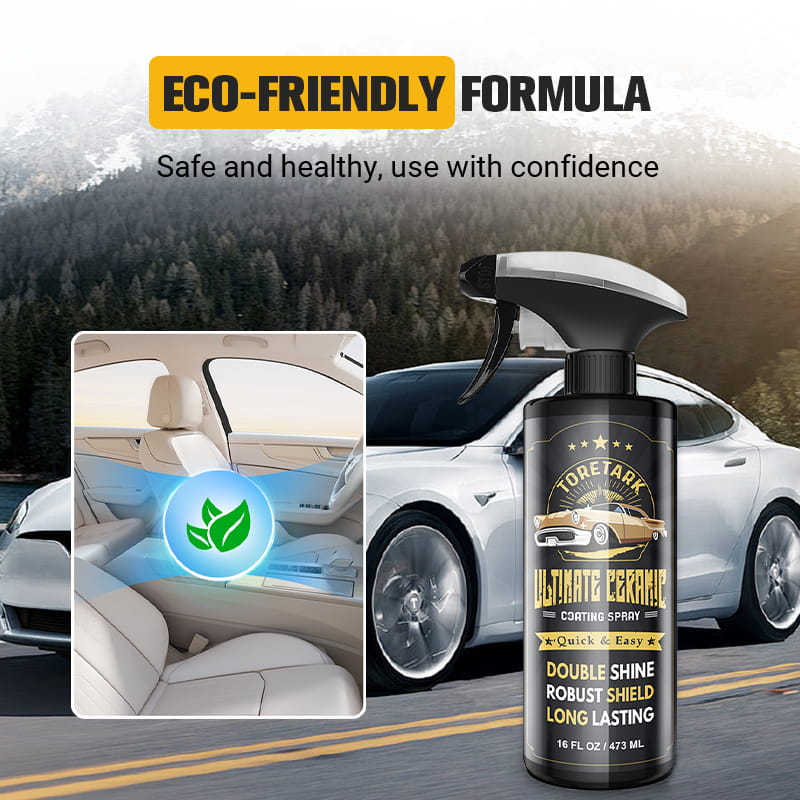 Toretark® Spray de revêtement céramique automobile ultime 473 ml
