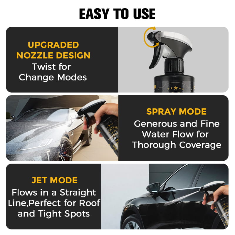 Toretark® Spray de revêtement céramique automobile ultime 473 ml