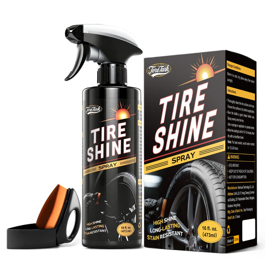 Spray Brillant pour Pneus Anti-Taches à Effet Instantané et Longue Durée
