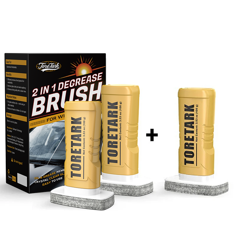 Brosse Ultime pour le Nettoyage du Film d’Huile pour Vitres de Voiture