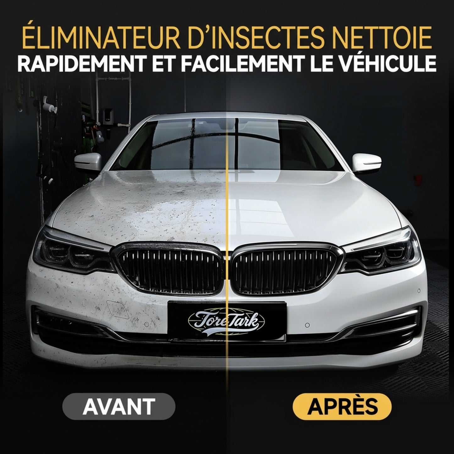 Spray puissant éliminateur d’insectes pour voiture