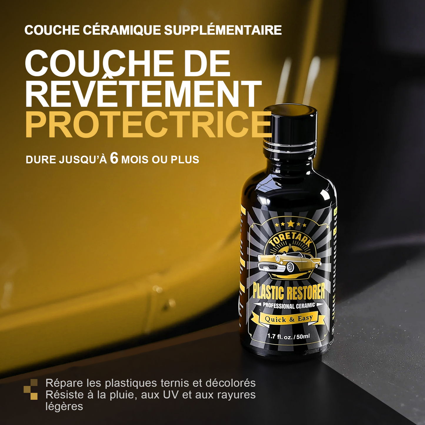Toretark® Rénovateur ultime pour plastiques automobiles