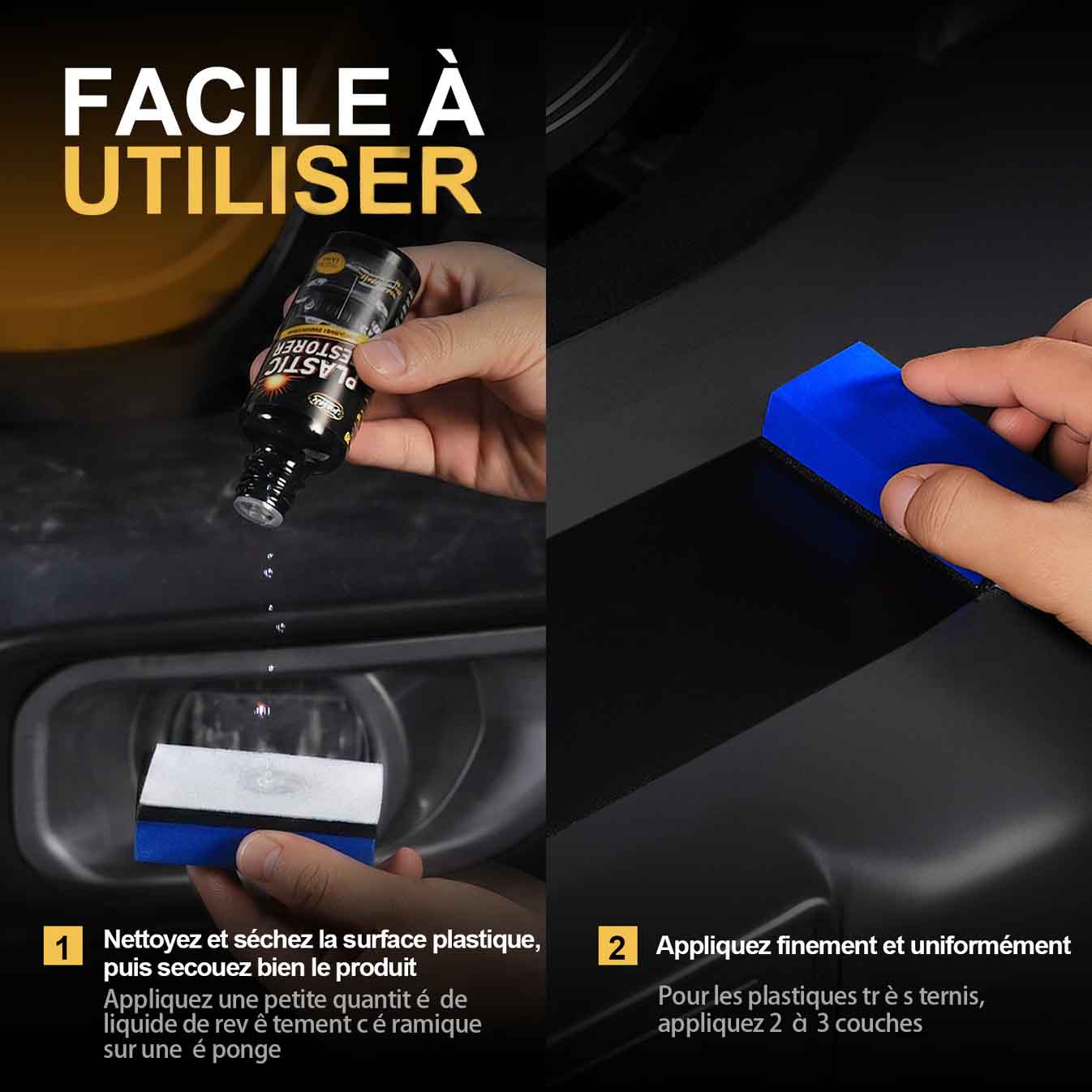 Toretark® Rénovateur ultime pour plastiques automobiles