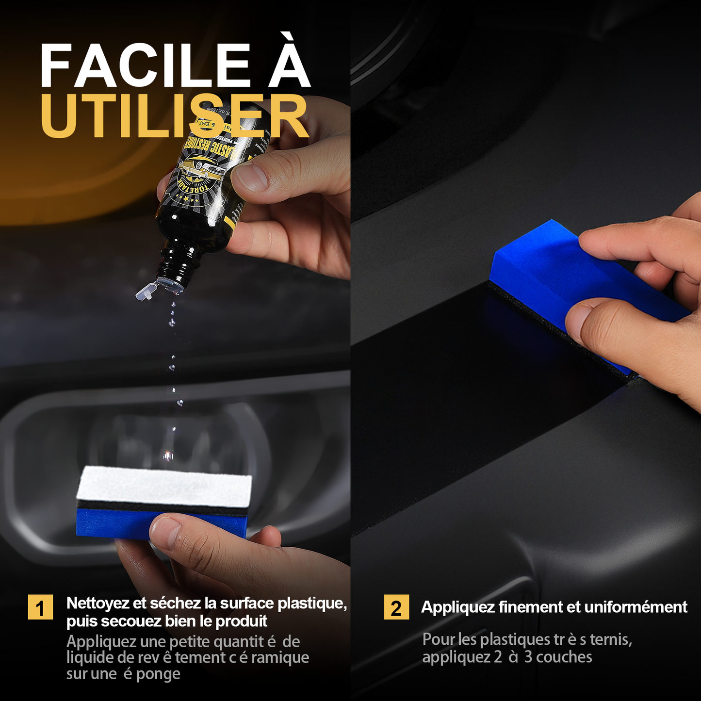 Toretark® Rénovateur ultime pour plastiques automobiles