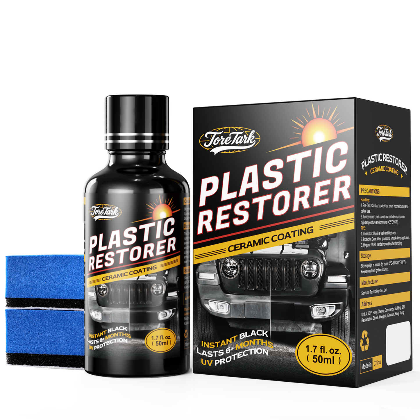 Rénovateur de plastiques pour voitures