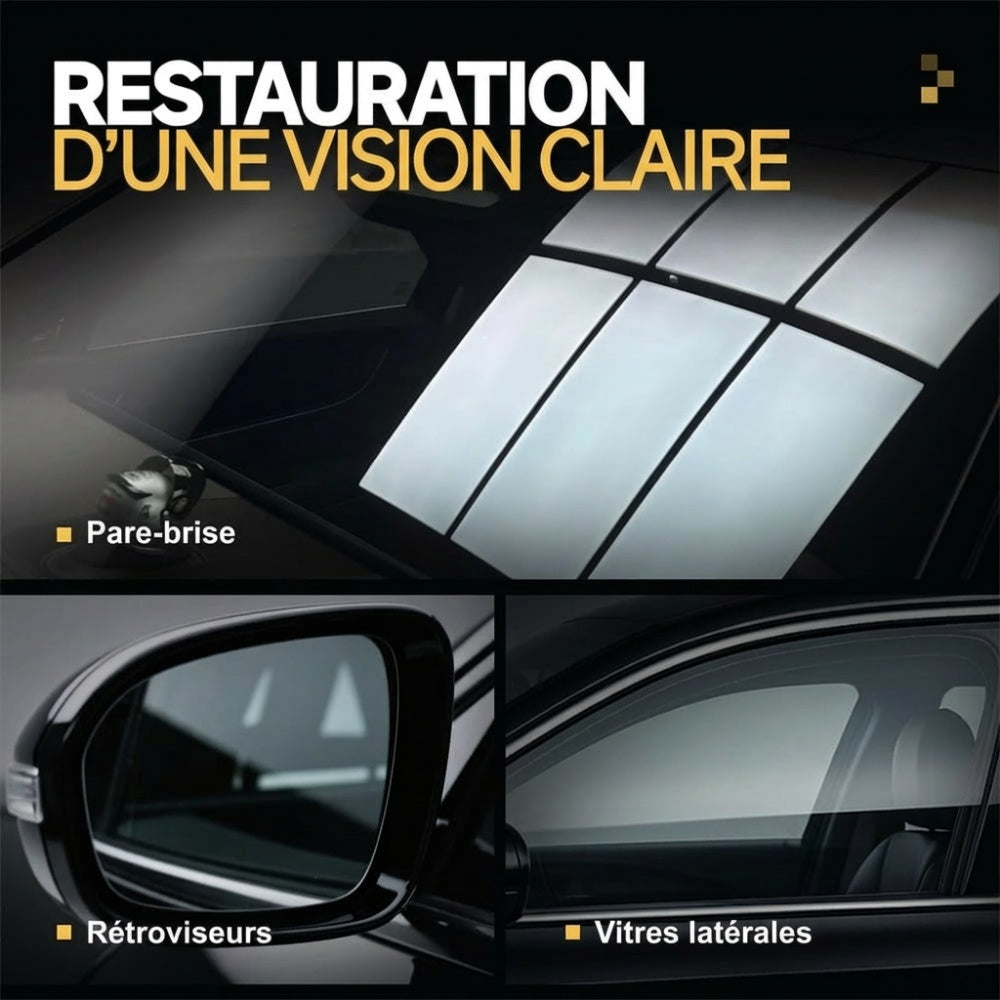 Brosse Ultime pour le Nettoyage du Film d’Huile pour Vitres de Voiture