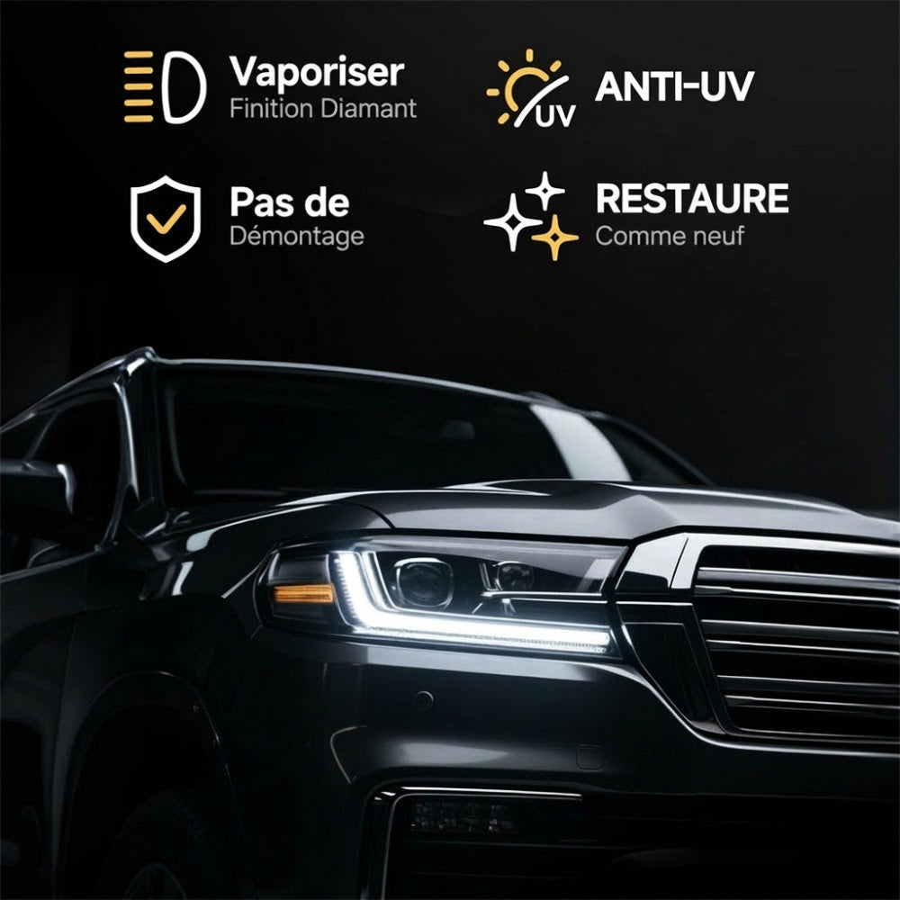 Kit de restauration et de protection des phares de voiture