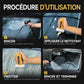 Brosse Ultime pour le Nettoyage du Film d’Huile pour Vitres de Voiture