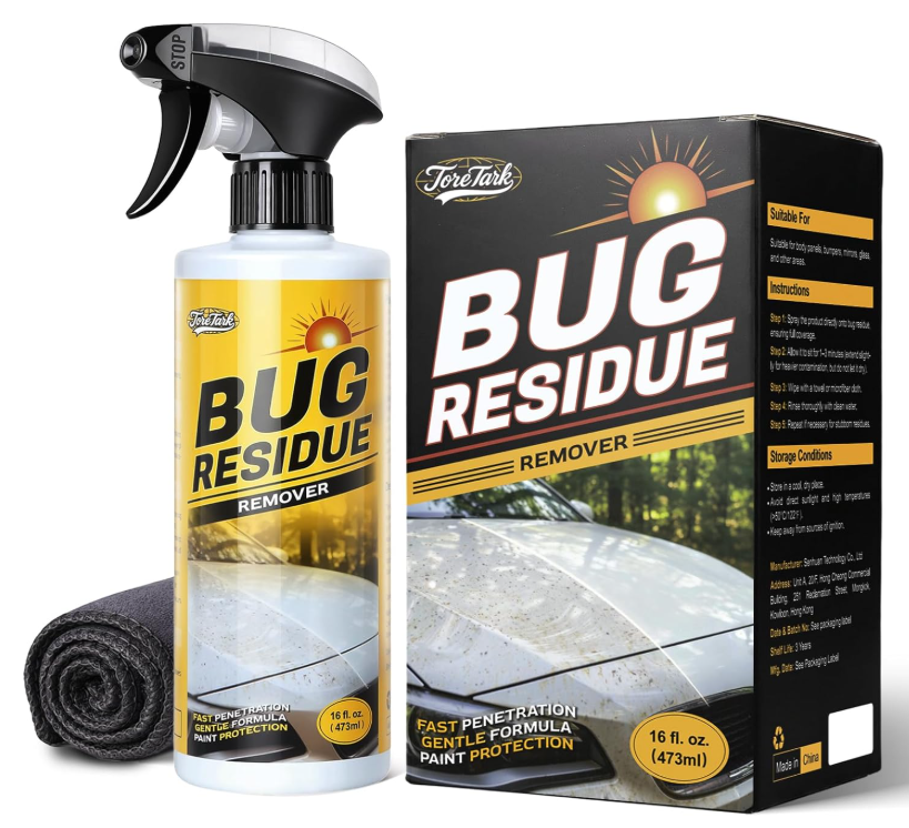 Spray puissant éliminateur d’insectes pour voiture